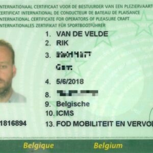 Buy Belgian boat license online