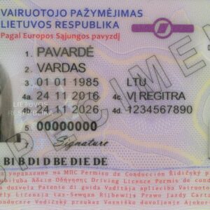 buy lithuanian drivers license