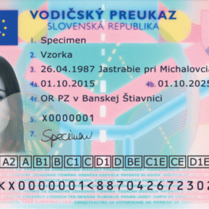 Buy a real Slovakian drivers license Online